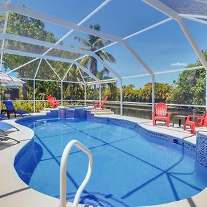 Waterfront Pool Villa With Sailboat Access Cape Coral Exterior photo