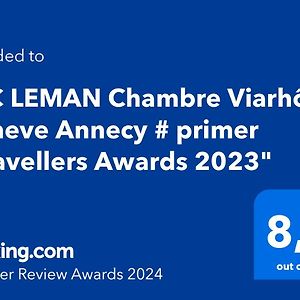 # Prix "Travellers Awards 2023 Et 2024" Lac Leman Velos Viarhona Geneve Annecy Valleiry Exterior photo