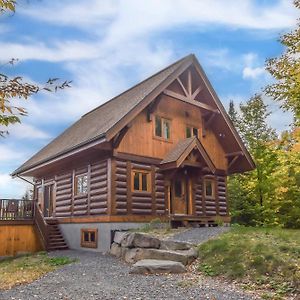 Log Cabin Home With Lake And Mountain View By Reserver.Ca Sainte-Adele Exterior photo